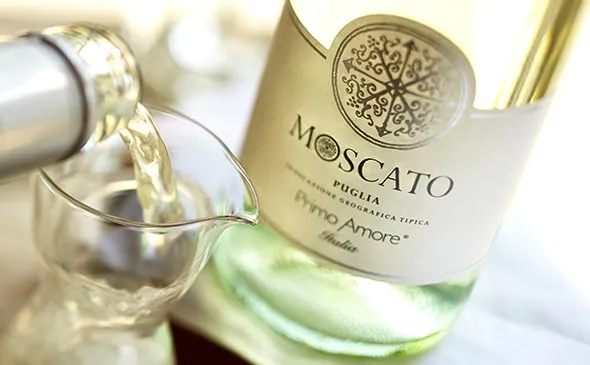 Moscato Primo Amore — Enjoy a glass of Primo Amore Moscato wine from southern Italy. Primo Amore means ‘first love’ in…