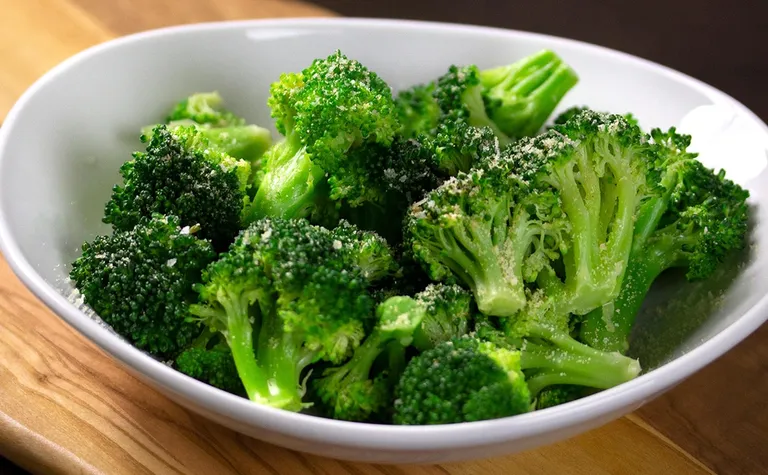 Side of Broccoli — Parmesan Garlic Broccoli.