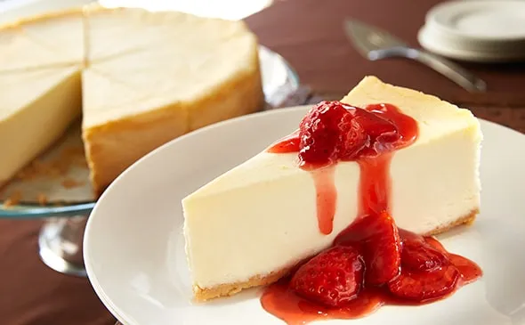 Sicilian Cheesecake — Our rich and creamy ricotta cheesecake features a shortbread cookie crust and is topped with a…