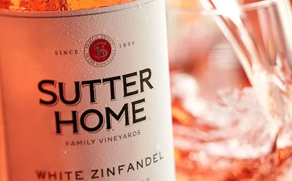 White Zinfandel Sutter Home — An all time favorite. Enjoy a glass of Sutter Home White Zinfandel, a fruity and sweet wine…