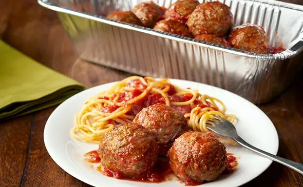 Italian Meatballs (Serves 4 - 6) — Can't get enough of Olive Garden's Italian Meatballs? Add an order of 10 to your…