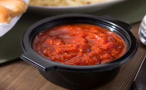 Side of Marinara Sauce (Large) — A large side of our freshly prepared Marinara Sauce, great for adding extra sauce to your…