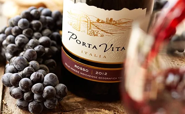Red Blend Porta Vita — Porta Vita Rosso (Red) is a beverage in the Porta Vita Signature Wines wine list at Olive Garden…